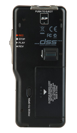 Olympus DS-5000 Digital Portable Recorder Back